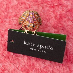 NWT kate spade Take The Leap Frog Ring size 7